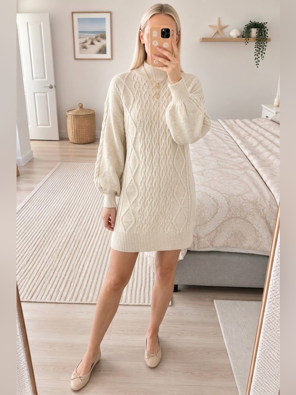 Cream dress